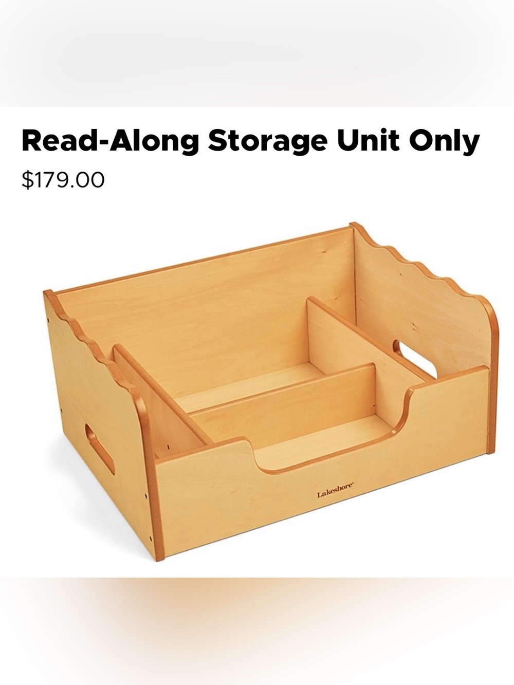 LAKESHORE LEARNING Read-Along Storage Unit, Homeschool/Teachers